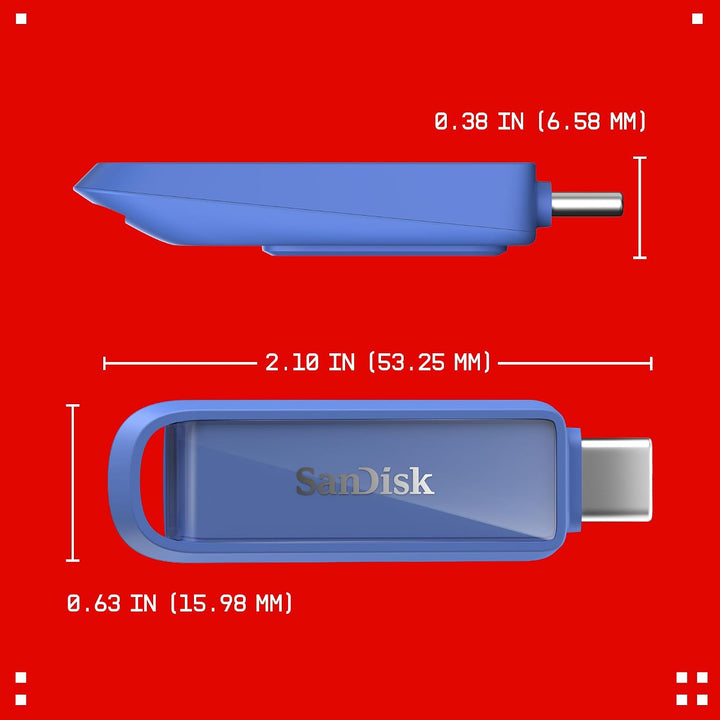 SANDISK Phone Drive mit USB Type-C 1 TB (Flash-Laufwerk für Smartphones, Tablets und Computer, 150 M