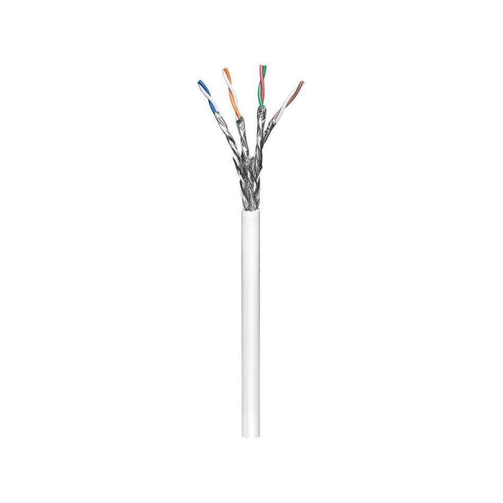 Goobay 94223 CAT 6 Netzwerkkabel, S/FTP (PiMF), Weiss
