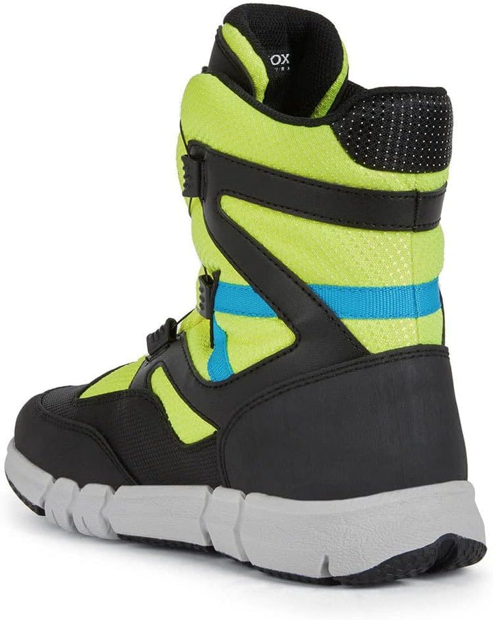 Geox Jungen J Flexyper Boy B Abx J949xa0me32Chukka Boot 37 EU Fluo Yellow Black, 37 EU Fluo Yellow B