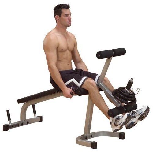 Body-Solid PLCE-165X Powerline-Serie Beinbeuger Beinstrecker inkl. 30mm- oder 50mm-Adapter 30mm-Adap