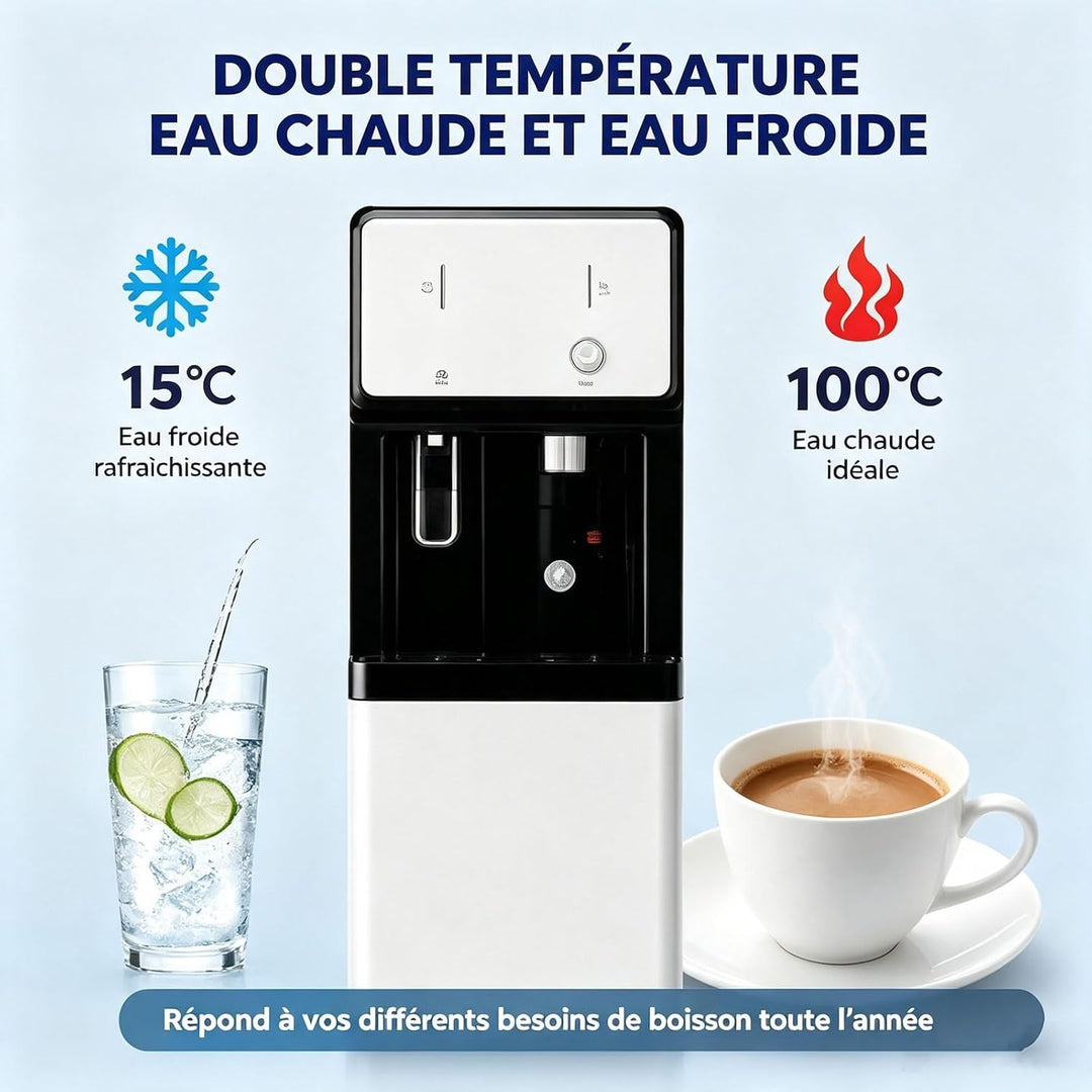 Wasserspender Freistehend, Wasserfilter, Warm Kalt, Haus Büro