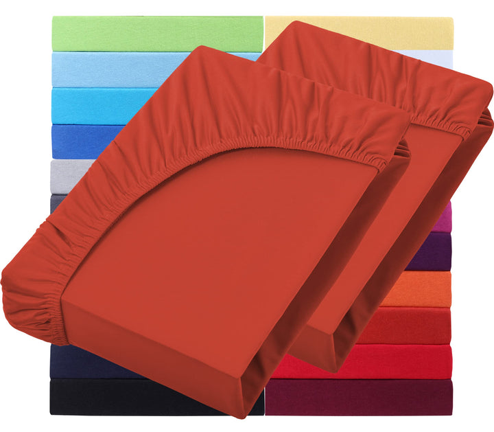 NatureMark 2er Pack Wasserbett &amp; Boxspringbett Spannbettlaken 200 x 220 cm - 40 cm Steg - 200x220cm