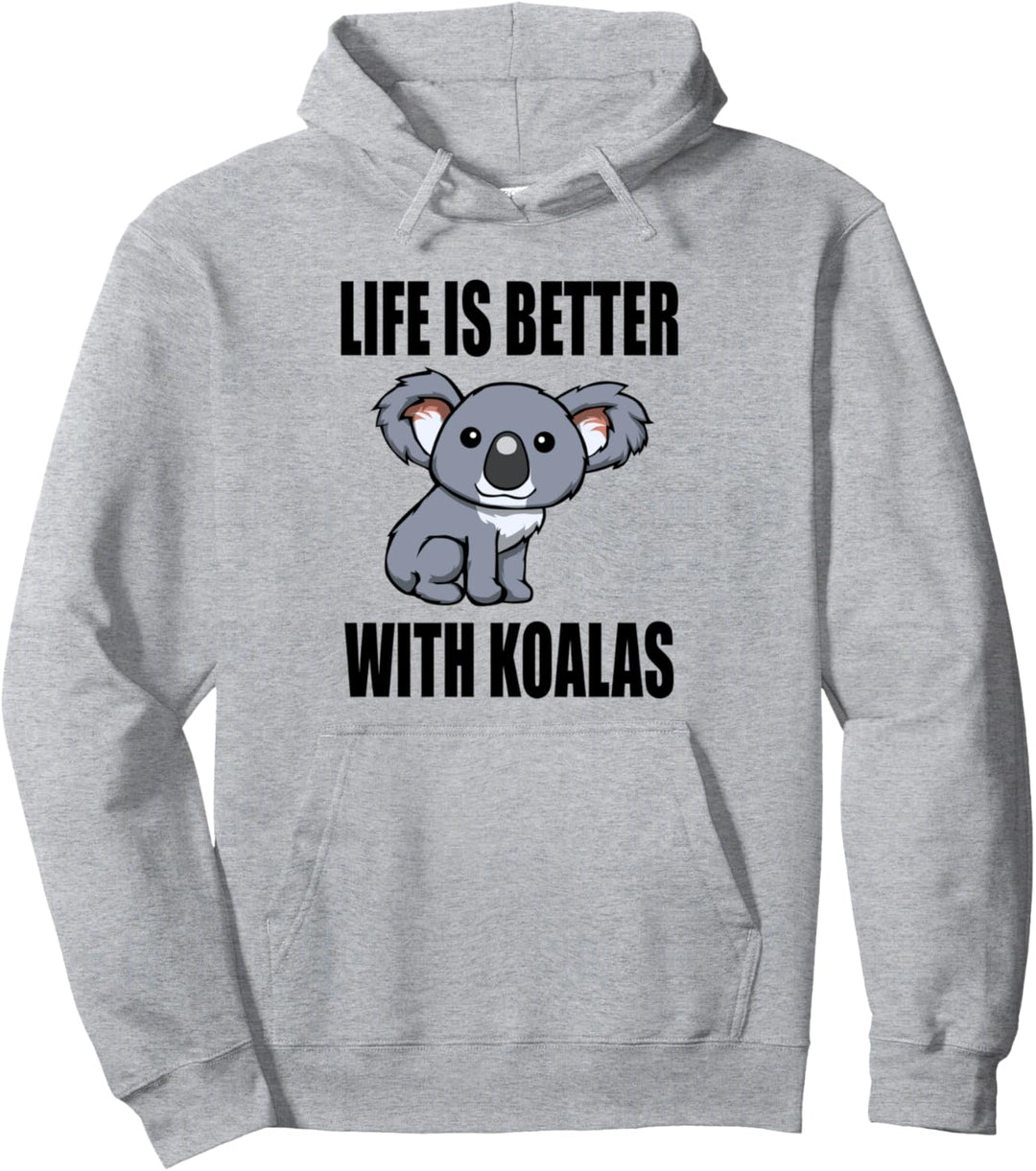 Leben mit Koalas Niedlicher Koala Bär Wildlife Pullover Hoodie