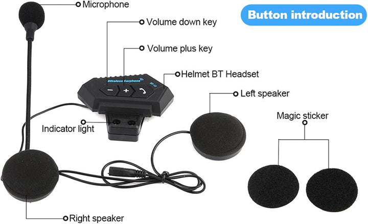 Helm-Headset, Motorrad BT Headset, Helm Bluetooth Headset Motorrad-Helm-Headset Bluetooth-Headset mi