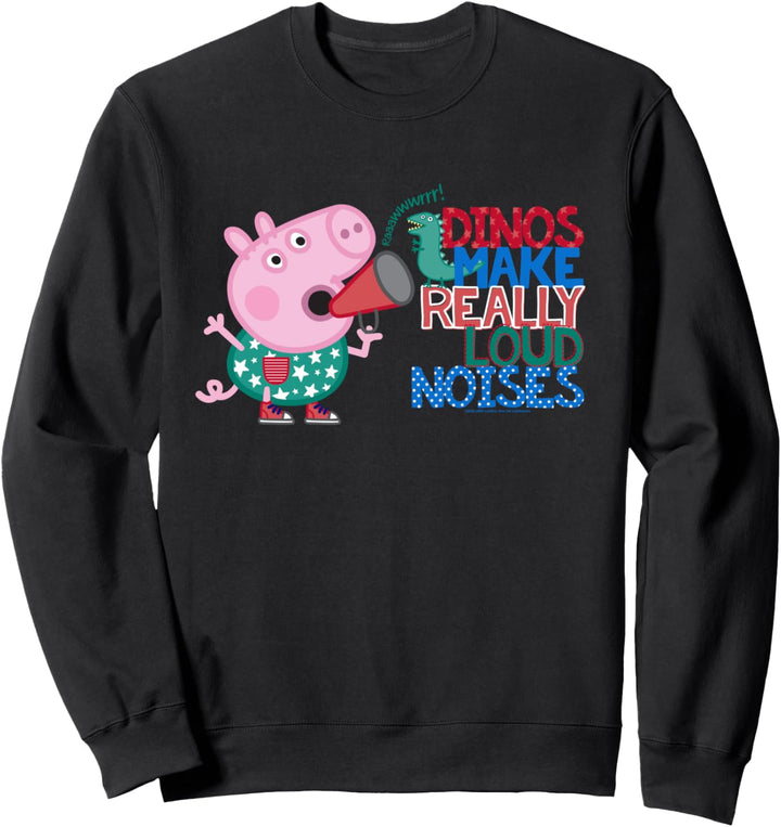 Peppa Wutz George Pig Dinos Make Really Loud Noises Sweatshirt