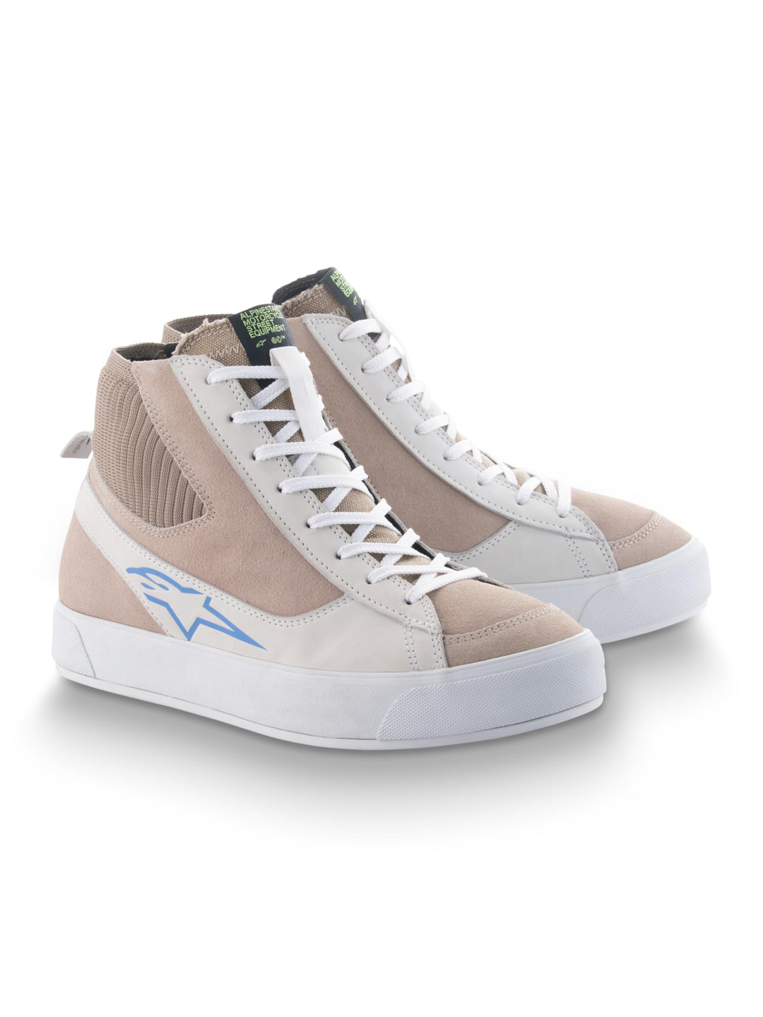Alpinestars Stella Stated Podium Damen Motorradschuhe Weiss Hellgrau (Beige) 37 EU, 37 EU