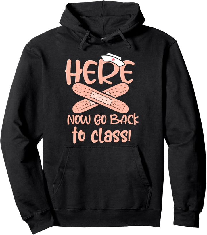 Schulkrankenschwester Beruf Lustiges Krankenschwester Pullover Hoodie