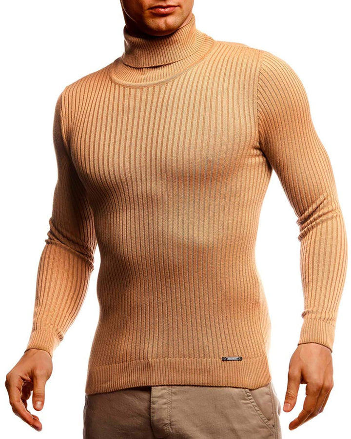 Leif Nelson Rollkragenpullover Herren Strickpullover - Cooler Männer Pullover Rollkragen - Dünner Mä