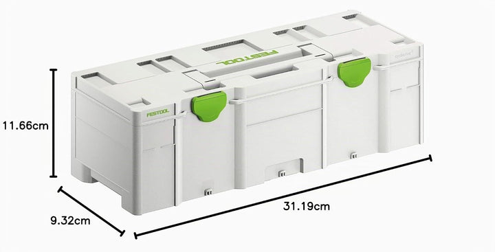 Festool Systainer³ SYS3 XXL 237 (mit Abdeckung für Beschriftungsfeld)