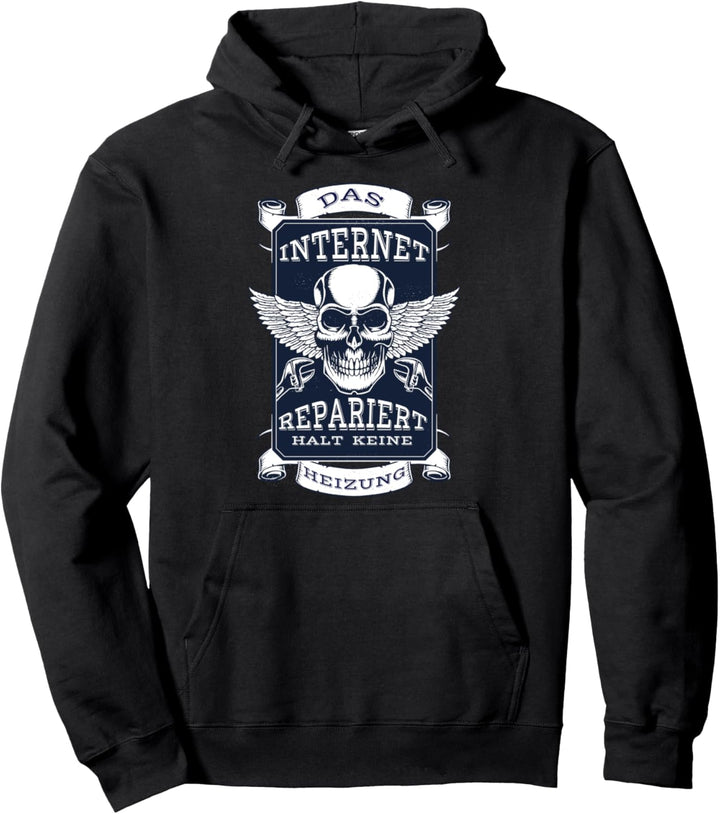 Heizungsbauer Anlagenmechaniker Klempner Spruch, Handwerker Pullover Hoodie