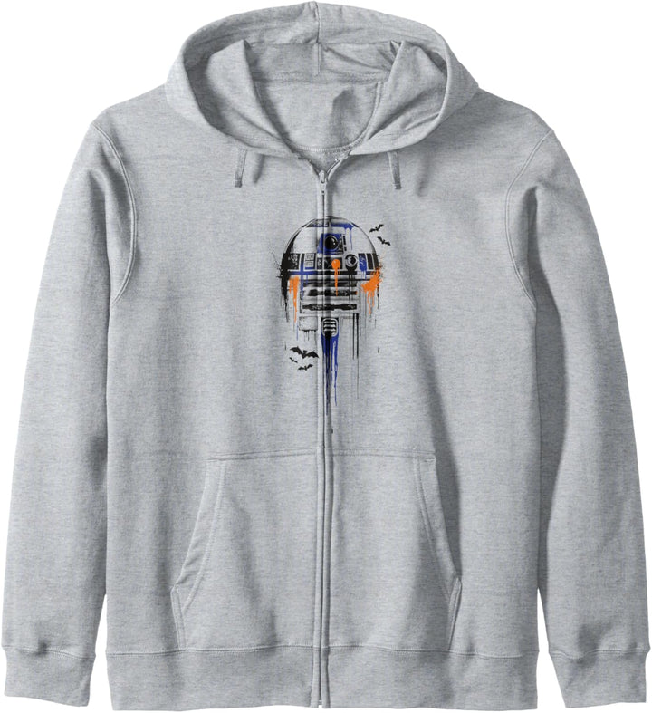 Star Wars Halloween Dripping Paint R2-D2 Kapuzenjacke