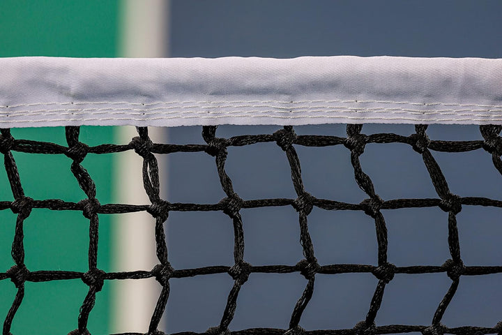 Carrington Tennisnetz Profi 12,7 x 1,05m - Knotenloses Netz PE 3,5 mm - mit UV-Schutz - Wetterfest -
