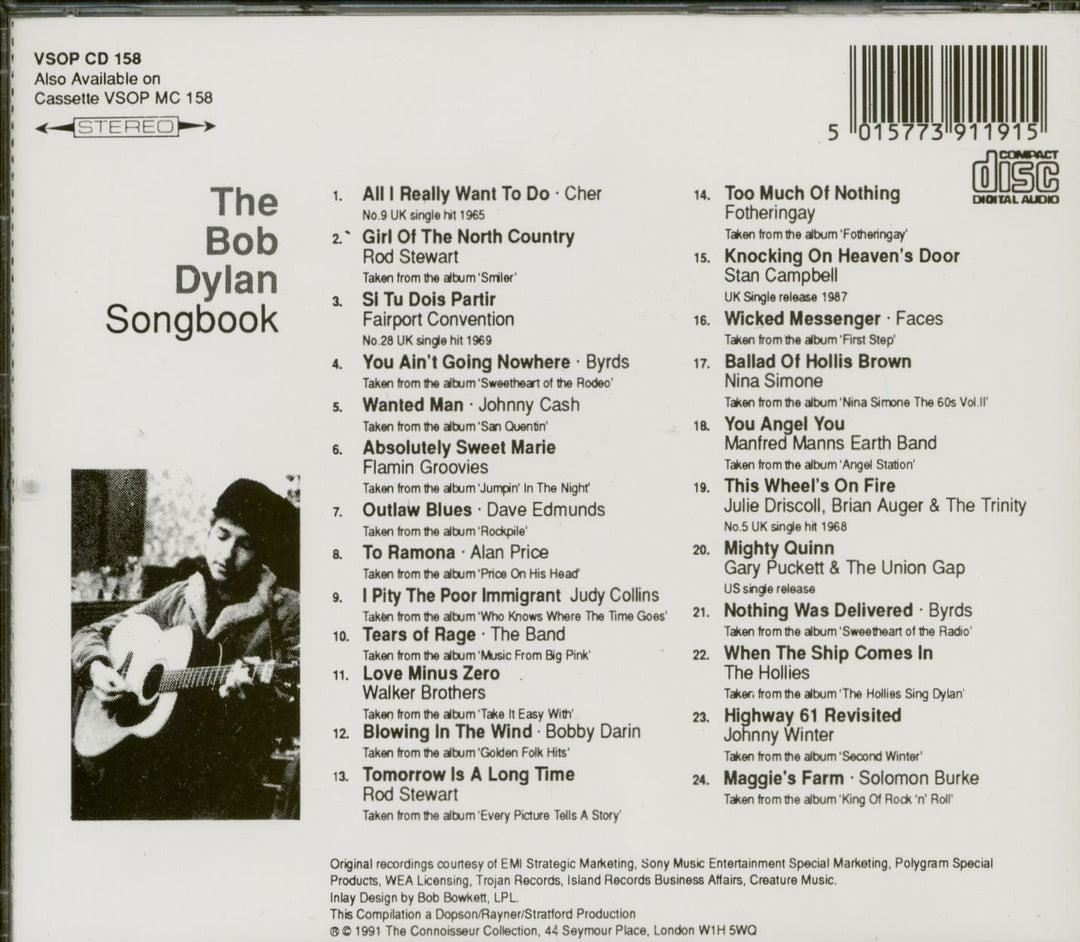Bob Dylan Songbook, Audio-CD