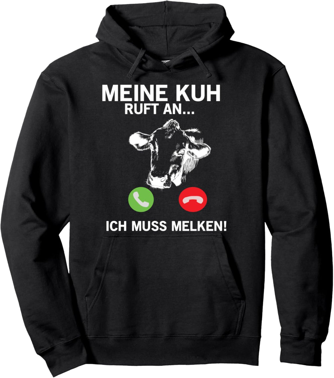 Kuh ruft, ich werde zur Milch gehen Pullover Hoodie