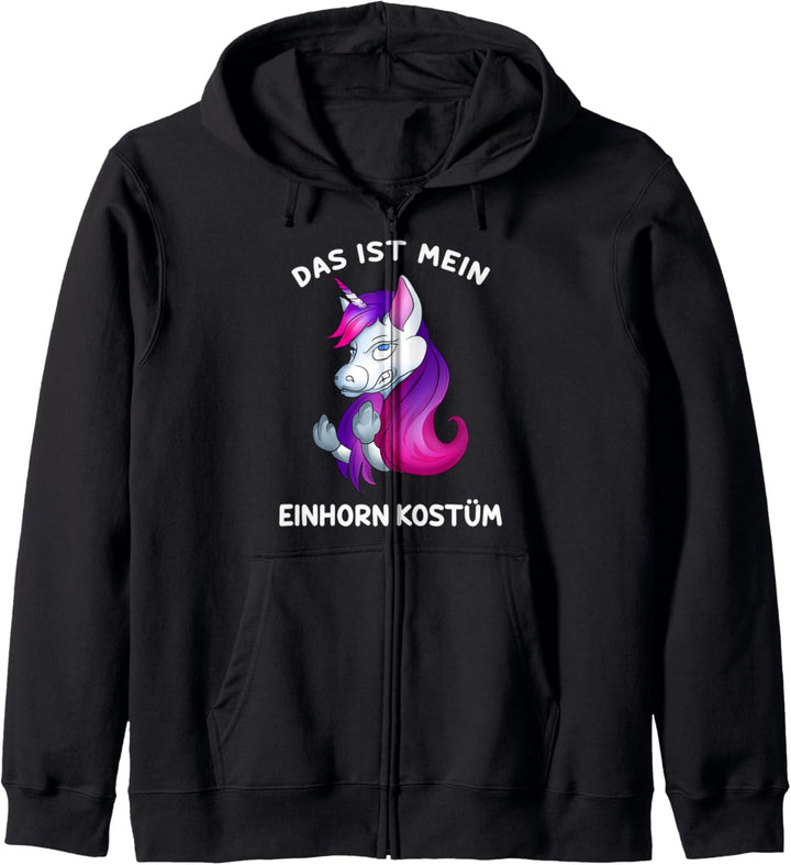 Das ist mein Einhorn Kostüm Kapuzenjacke