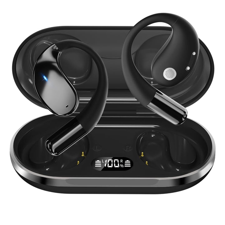 Kabellose Bluetooth-Sport-Ohrhörer mit Bluetooth 5.4-Technologie, Offenes Ohrbügel-Design, Kraftvoll