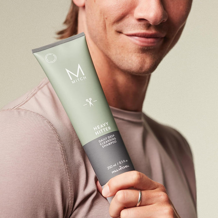 Paul Mitchell MITCH Heavy Hitter Deep Cleansing Shampoo - tiefenreinigendes Pflege-Shampoo für Männe