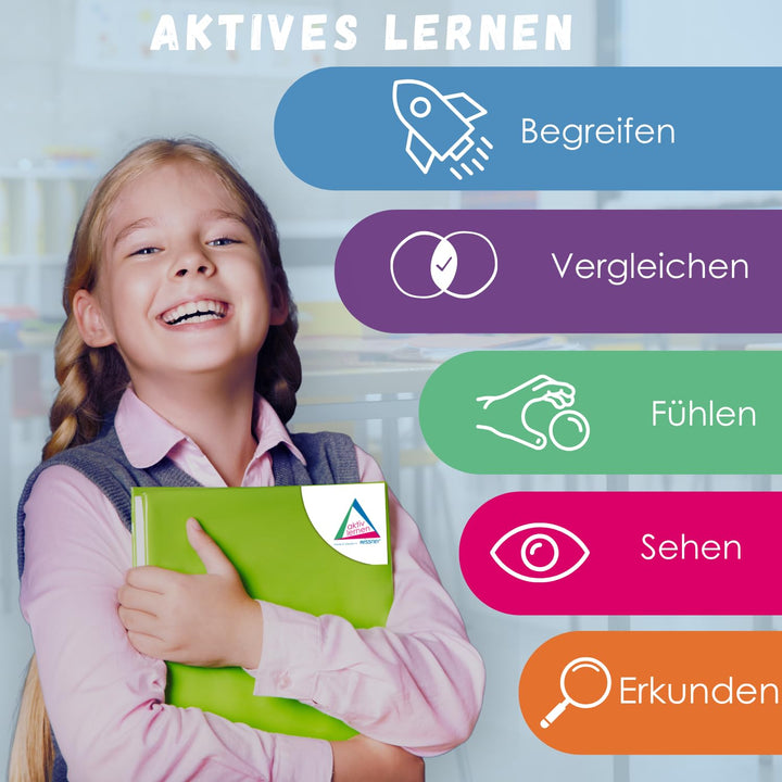 WISSNER® RE-Plastic Dienes Dezimal-Rechenmaterial (184 Teile)