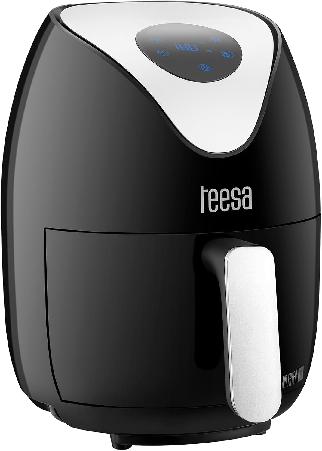 TEESA DIGITAL AIR FRYER 1.8L fettfreie Fritteuse, Schwarz