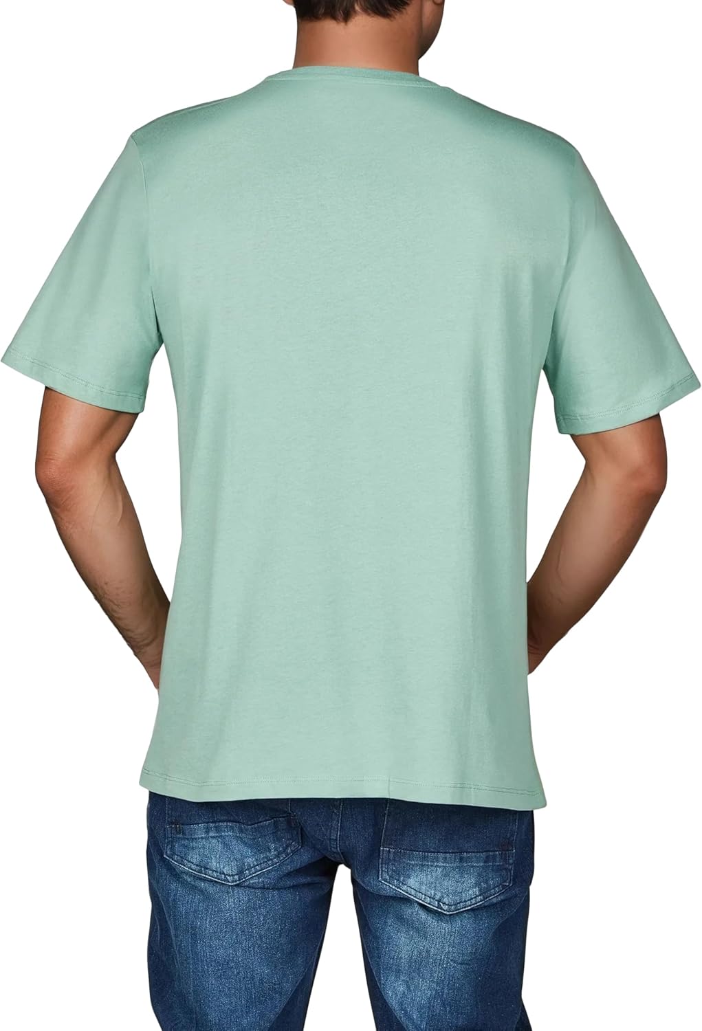JACK &amp; JONES JJLINO T-Shirt 4er Pack Rundhals Kurzarm Shirt Regular Fit Print Sommer 100% Baumwolle