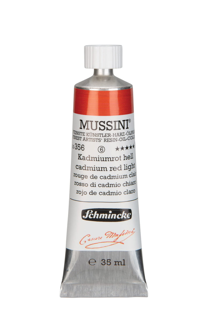 MUSSINI® - feinste Künstler-Harz-Ölfarben, Kadmiumrot hell - 35 ml 356 Kadmiumrot hell 35.00 ml (1er