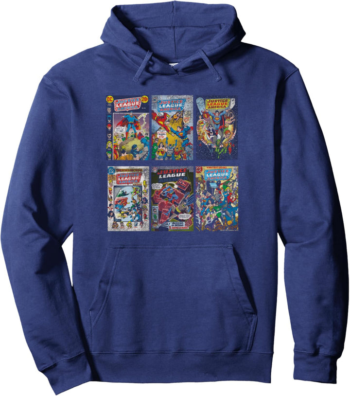 Justice League Covers Pullover Hoodie