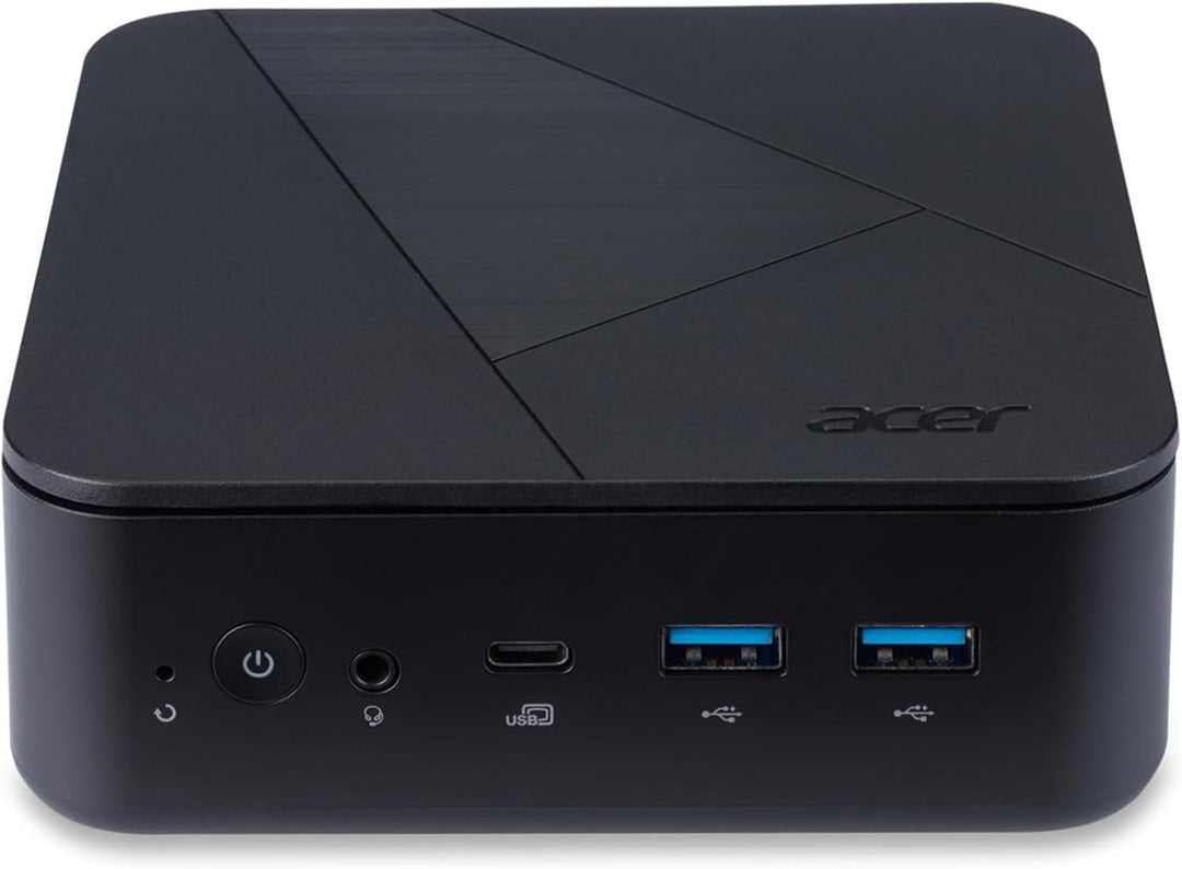 Acer Mini PC | Veriton NUC | Schwarz | Core i7 1355U | RAM: 32GB | SSD: 1TB | Windows 11 Pro | Siche