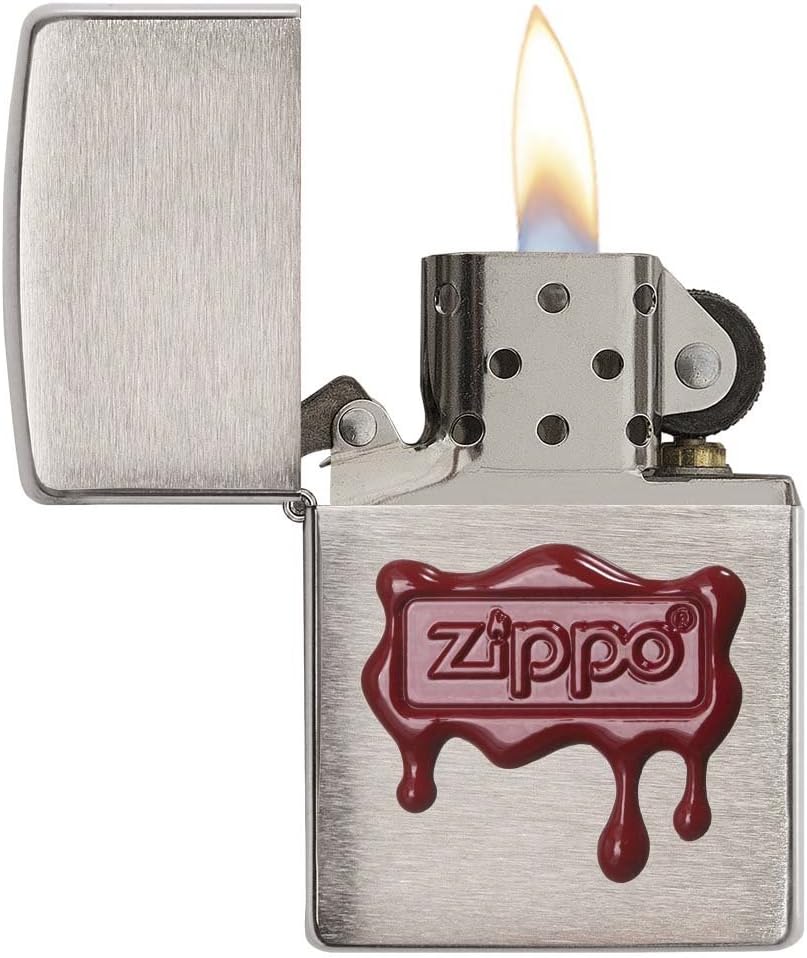 Zippo 29492 60003610 Wax Seal Stamp Benzinfeuerzeug, Messing, Transparent, 6 x 6 x 8 cm