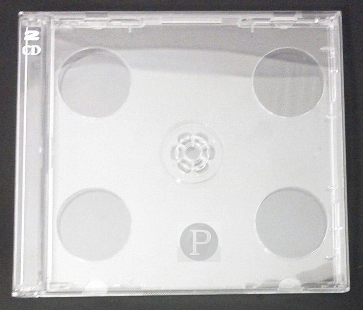 L-FENG-UK CD-Hüllen, transparent, 10 Stück