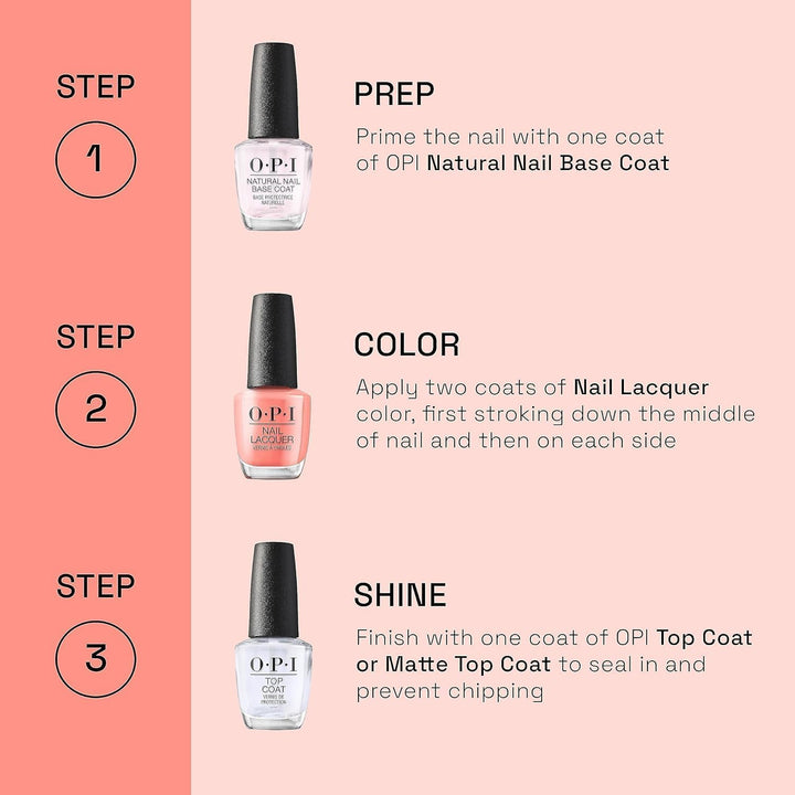 OPI NAIL LACQUER NTT30 TOP COAT HIGH-GLOSS PROTECTION
