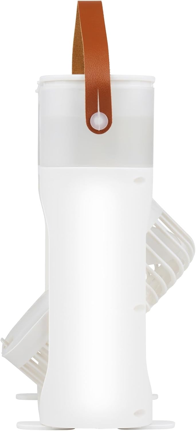 HAC24 Tischventilator mit Sprühnebel LED 7 Farben USB-C und Timer 450 ml Wassertank Ventilator