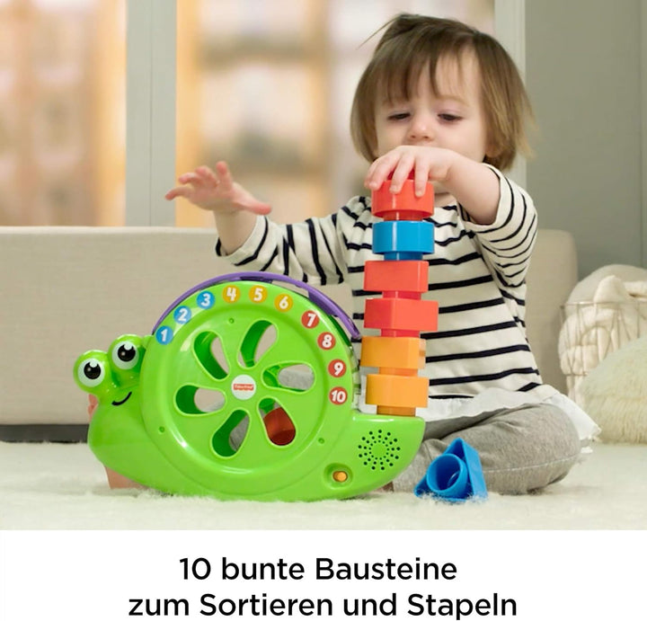 Fisher-Price - interaktives Spielzeug mit Musik, Lichtern und Formen zum Entdecken, fördert die Fein