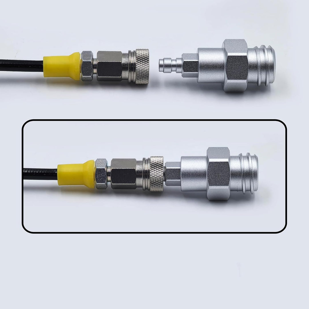 DRYHTEN Sodawassergerät Externer Kohlendioxid-Tankbefüllung 2,5M Zapfsäule TR21-4 Adapter mit 150bar