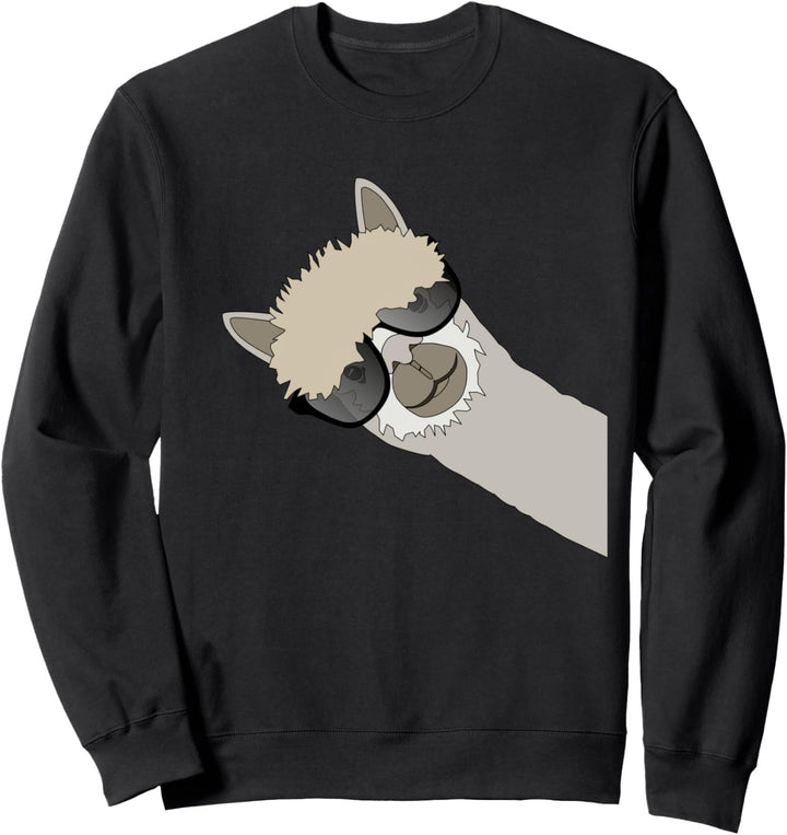Lama Alpaka Geschenk Lustig Cool Lama Deko Sweatshirt