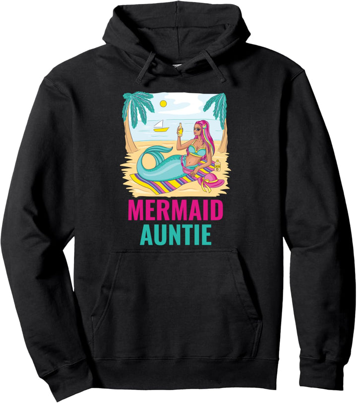 Mermaid Auntie Pullover Hoodie