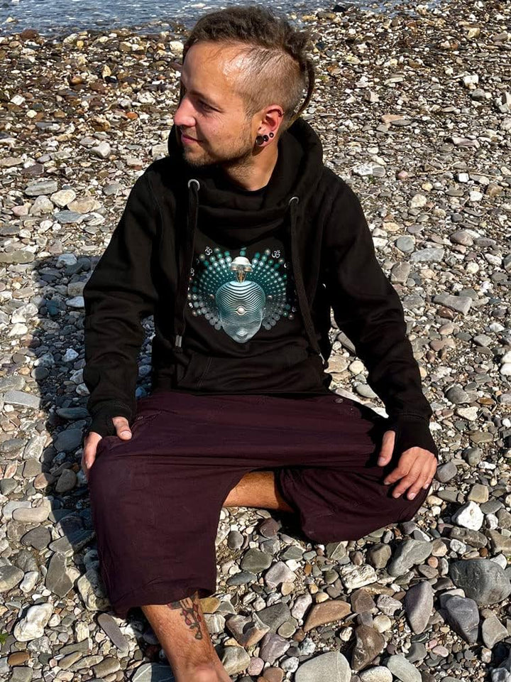 Om Bell Goa Hoodie schwarz (S), S