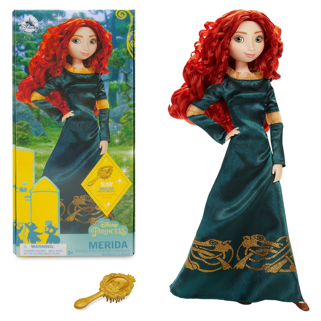 Disney Store Offizielle Merida-Puppe für Kinder, Merida – Legende der Highlands, 29 cm, vollbeweglic