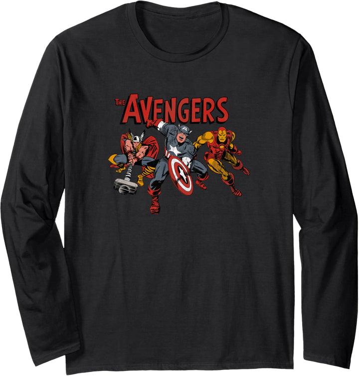 Marvel Avengers Vintage Avengers Langarmshirt