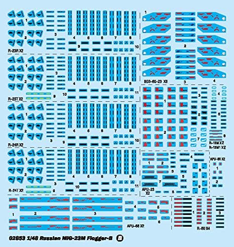 Trumpeter 02853 Modellbausatz Russian MiG-23M Flogger-B