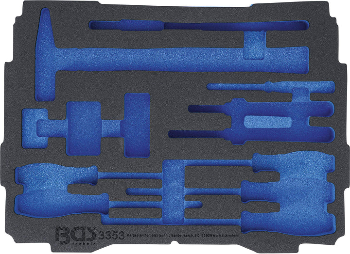 BGS 3353-1 | Schaumeinlage leer | für BOXSYS1 &amp; BOXSYS2 Leereinlage | für Art. 3353, Leereinlage | f