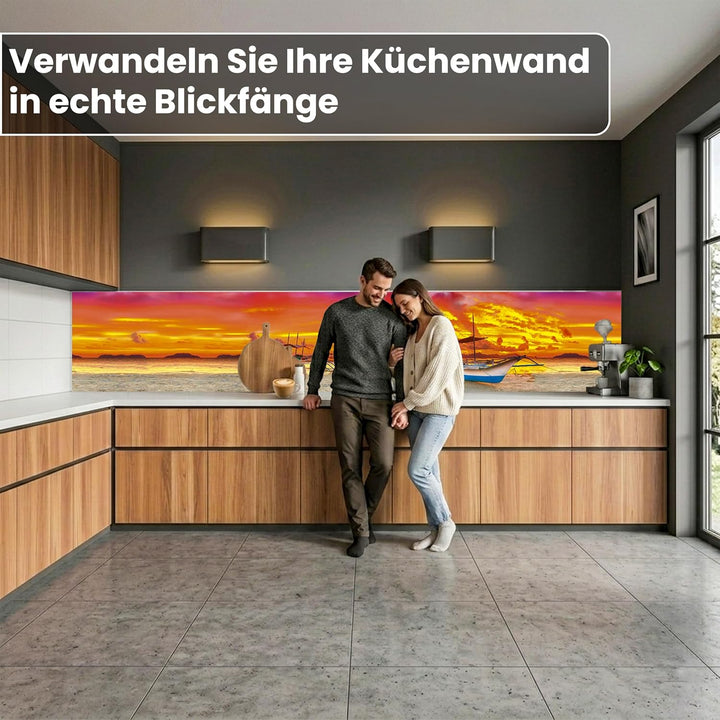 DIMEX Küchenrückwand Folie selbstklebend Schiff | Klebefolie - Dekofolie - Spritzschutz für Küche |