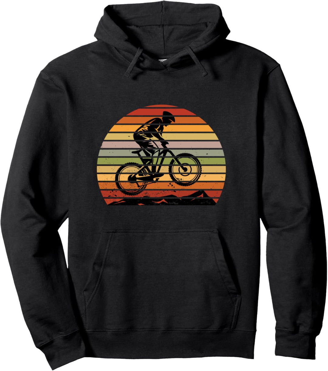 Vintage MTB Mountainbike Biker Fahrrad Radsport Geschenk Pullover Hoodie