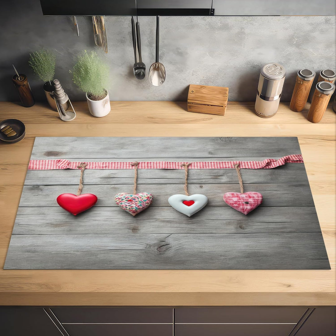 KitchenYeah© Herdabdeckplatte Einteilig Ceranfeld Abdeckplatte für Induktionsschutz Ceranfeldabdecku
