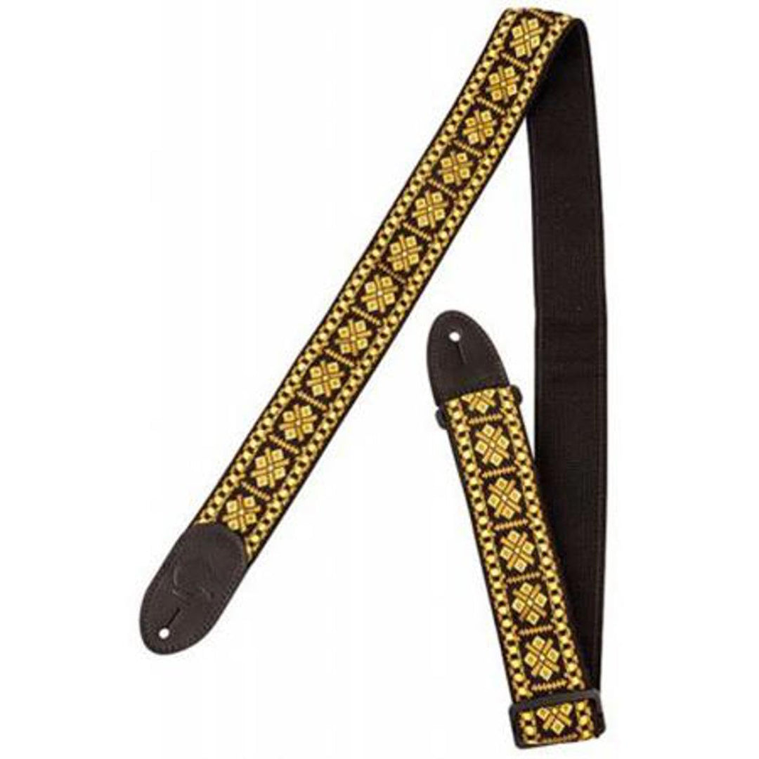 Gretsch 922-0060-103 Guitar Strap, Diamond, Black End
