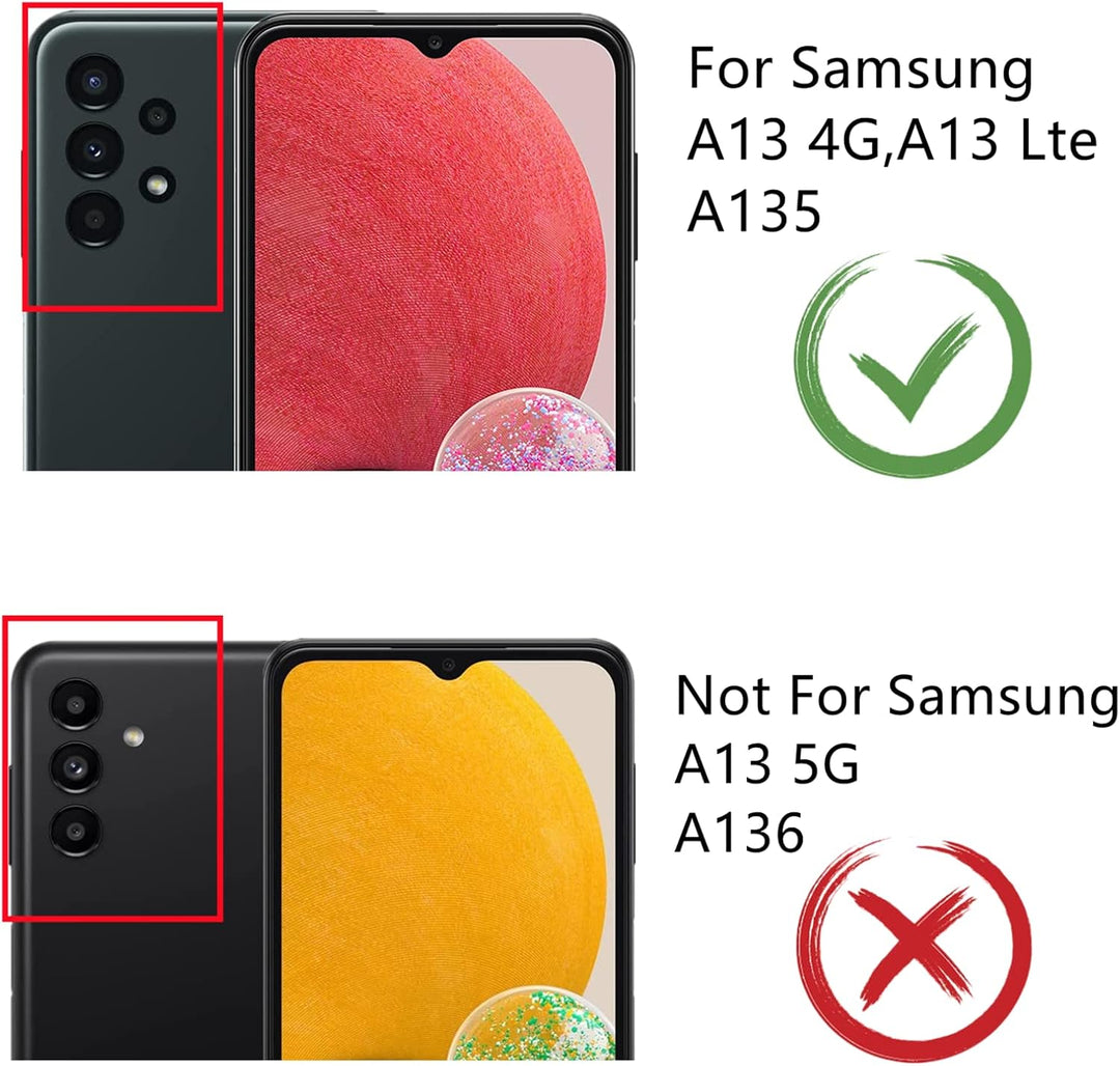 ZTOOYO Ersatzdisplay für Samsung Galaxy A13 4G mit Rahmen für Samsung A13 LTE Bildschirm Ersatzset A