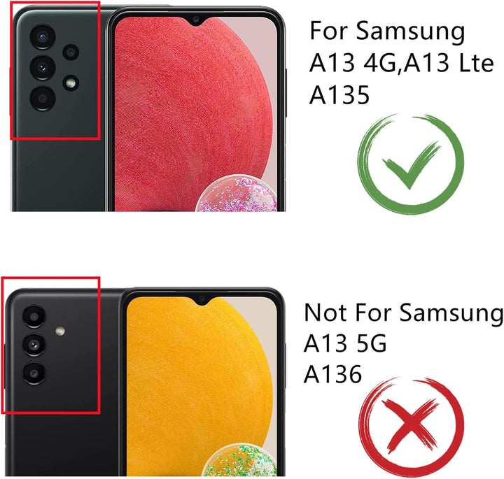ZTOOYO Ersatzdisplay für Samsung Galaxy A13 4G mit Rahmen für Samsung A13 LTE Bildschirm Ersatzset A