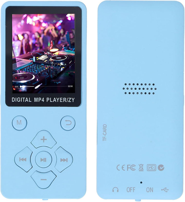 MP3-Player mit Bluetooth, HiFi-Sound, 1,8-Zoll-Bildschirm, Tragbarer Musik-Player, Digitaler Audio-P