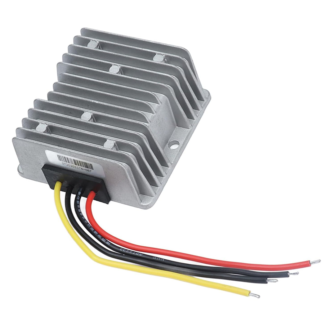 DC-DC Spannungswandler 24V auf 13,8V, 10A, IP67 Wasserdicht, 96% Effizienz, Aluminiumgehäuse, für La
