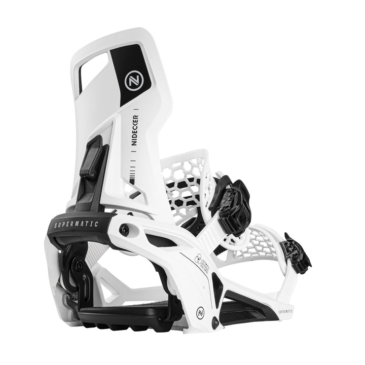 NIDECKER SUPERMATIC Bindung 2024 Black Weiss/opulenter Garten L (8-11.5), Weiss/opulenter Garten L (