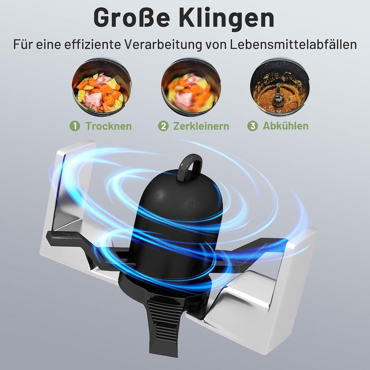 GOPLUS 4L elektrischer Komposter für die Küche, Küchenkomposter mit Selbstreinigungsfunktion, Kompos
